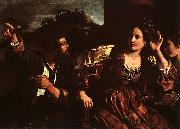  Giovanni Francesco  Guercino Semiramis Receiving Word of the Revolt of Babylon France oil painting reproduction